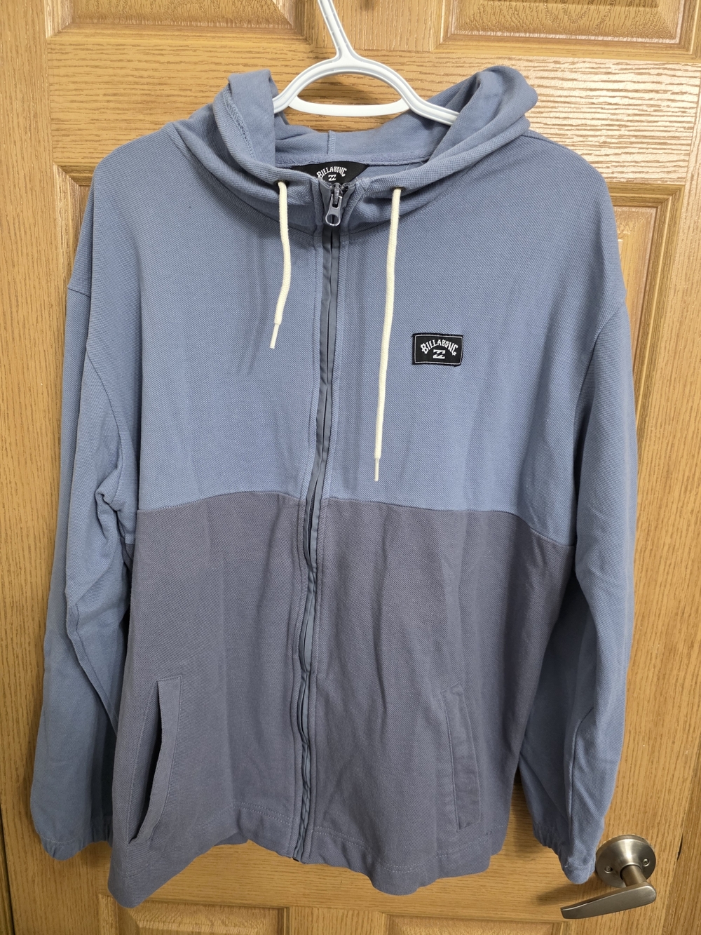 Billabong Two-Tone Slate & Charcoal Zip Hooded Jacket
